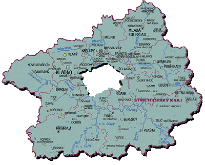 Central Czech Republic Map