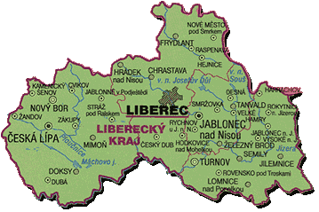 Liberec Vary Map